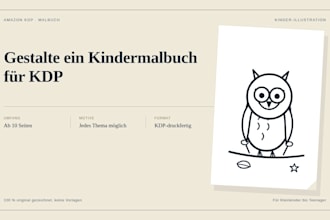 gestalte ein kindermalbuch für KDP