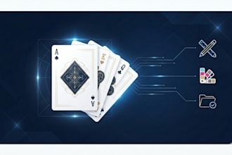 design custom playing card deck poker cards for print and production