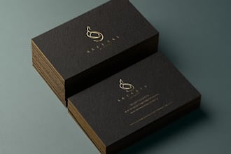 design luxury business card