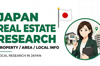 research real estate, properties, and locations in japan