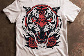 create typography t shirt design and graphic t shirt