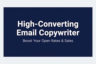 write a high converting email sequence and cold emails