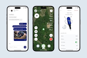 develop ai route planner app, real time fleet tracking and live maps