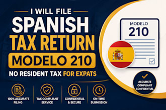 file spanish tax return modelo 210 non resident tax for expats