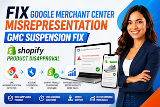 google merchant center misrepresentation fix shopping ads products disapproval