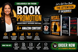 design professional amazon KDP a plus content for your book