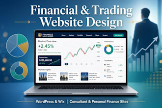 financial and trading website development, consultant, personal finance websites