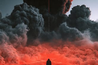 design album cover or music cover artwork