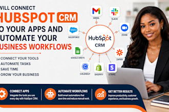 connect hubspot CRM to your apps and automate your business workflows