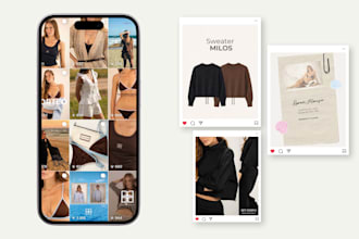 design an aesthetic instagram feed