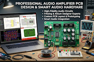 design audio amplifier pcb design and smart audio hardware with fritzing altium