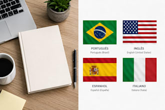 translate english to portuguese, spanish, italian and vice versa