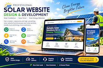 design solar website solar installation solar panel  solar energy website