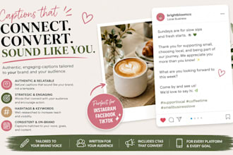 write authentic and engaging social media captions