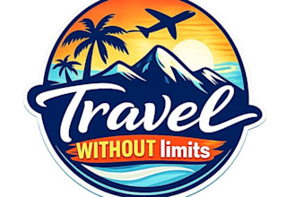 design amazing travel logo