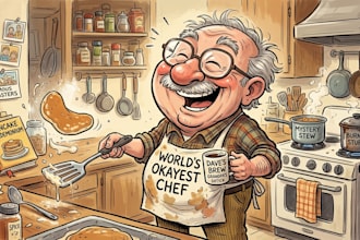 draw a funny caricature of your friends or a loved one