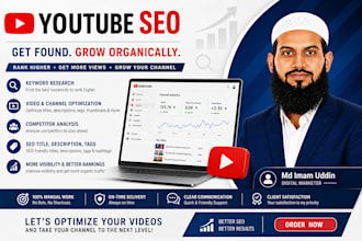 provide youtube SEO services and video ranking optimization