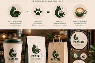 design a professional brand identity, logo and branding kit
