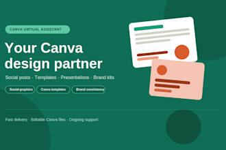 be your canva virtual assistant for design and templates graphics design va
