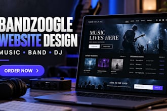 design or redesign your bandzoogle music website
