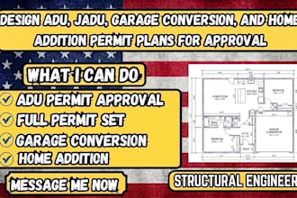permit drawing deck plan, pergola plan renovation plan and house remodel plan ca