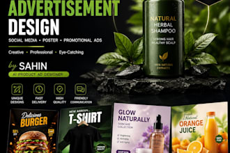 create premium ai product advertisement designs