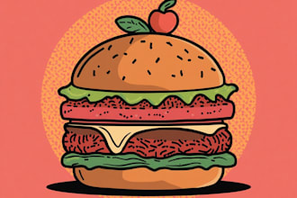 design food pop art of your food pop art