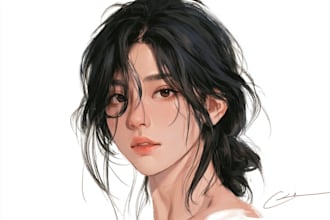 make custom anime portrait