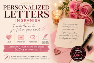 write personalized letters in spanish