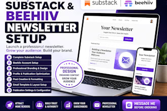 setup substack newsletter substack post substack account beehiiv newsletter