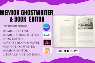 copy profread, format memior, novel, fiction, memior editor novel editor memior