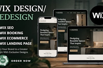 design wix website wix website redesign wix website development