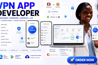 vpn app openvpn wireguard admin panel admob ios android app v2ray ikev2 ipsec