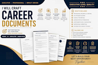 write a professional resume CV cover letter and linkedin