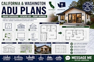 draw california and washington adu plans