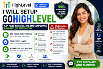 setup approval for gohighlevel a2p 10dlc registration SMS compliance twilio sms