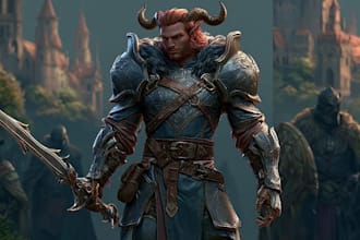 draw anime, realistic portrait or dnd character