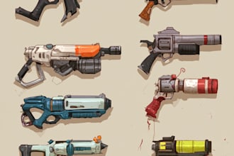 design 3d sci fi vehicle and weapon concepts