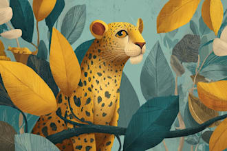 illustrate any animal in this style