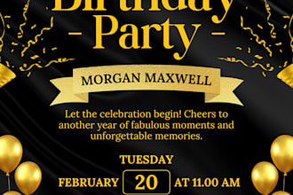 design unique VR brithday cards and digital invitations
