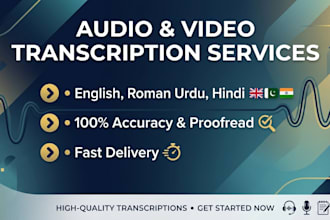 do accurate audio transcription and translation