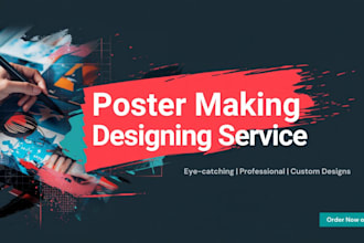 design professional posters, flyers and promotional graphics