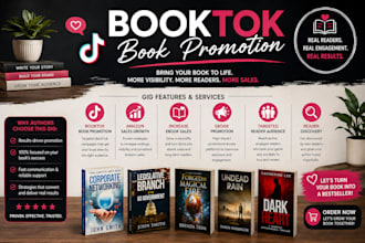 promote your ebook on booktok and boost amazon book sales