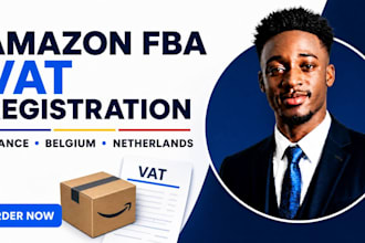 register vat in france belgium netherlands for amazon fba seller, oss filling