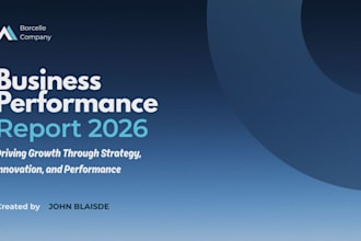 design sme corporate annual report and business performance report
