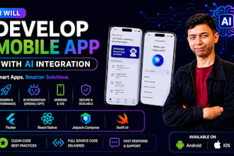 develop mobile app with ai integration