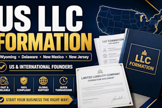 llc formation llc registration in wyoming, new jersey, delaware, new mexico