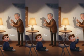 design children story book illustration and story book illustration