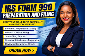 prepare your US nonprofit form 990 tax return
