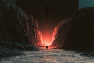 make vintage or retro album cover